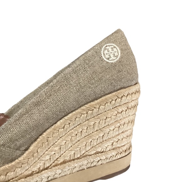 Tory Burch Espadrille Wedge Sandals 9 - Picture 7 of 11